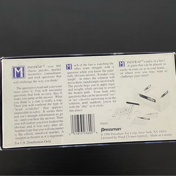 $10 SALE MindTrap Game Family Fun Night Individual Team Age 12+ Brain Teaser - Picture 6 of 10